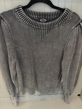 Scoop Women's Gray Crewneck Sweater